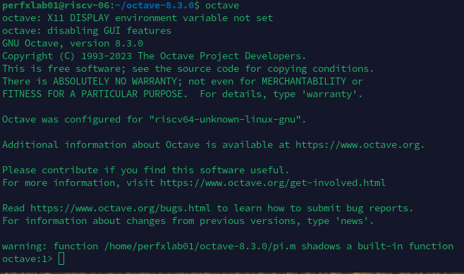 RISC-V公测平台发布 · 在SG2042上配置Jupiter+Octave科学计算环境的图3
